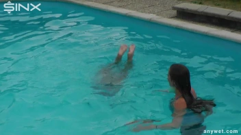 Sexy Swim Babes Play In The Pool Screencap 44 on sinx.preview.netperv.com