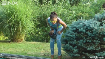 Three wild girls in pool cat fight Screencap 19 on sinx.preview.netperv.com