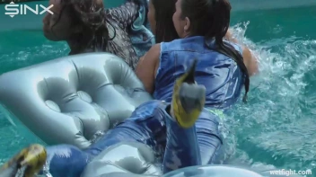 Three wild girls in pool cat fight Screencap 38 on sinx.preview.netperv.com