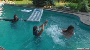 Three wild girls in pool cat fight Screencap 45 on sinx.preview.netperv.com