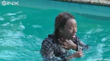 Three wild girls in pool cat fight Screencap 64 on sinx.preview.netperv.com