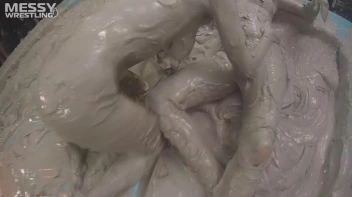 Messy Wrestling: Scary In Satin! Business Babes Rip Each Other Up In The Mud! Screencap 61 on sinx.preview.netperv.com