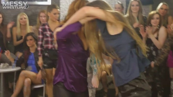 Messy Wrestling: Scary In Satin! Business Babes Rip Each Other Up In The Mud! Screencap 7 on sinx.preview.netperv.com