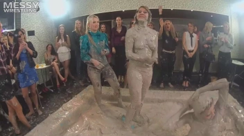 Messy Wrestling: Scary In Satin! Business Babes Rip Each Other Up In The Mud! Screencap 83 on sinx.preview.netperv.com