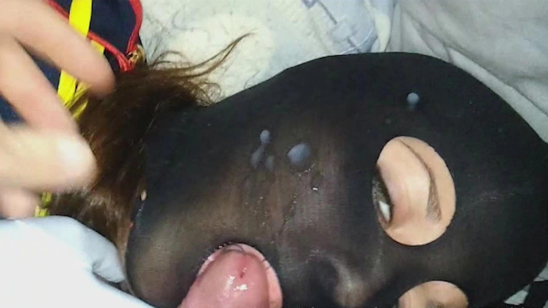 38 Golden pantyhose and black mask blowjob on sinx.preview.netperv.com