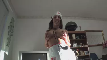 Latest deal - Nurse Amber is in the house diagnose the cock problem