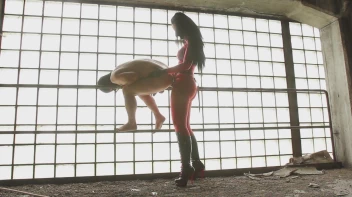 Die Lady im roten Catsuite mit dem Megaschwanz Screencap 22 on sinx.preview.netperv.com