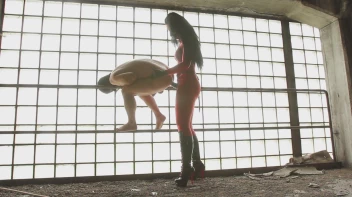 Die Lady im roten Catsuite mit dem Megaschwanz Screencap 25 on sinx.preview.netperv.com