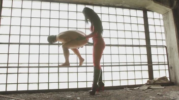 Die Lady im roten Catsuite mit dem Megaschwanz Screencap 27 on sinx.preview.netperv.com