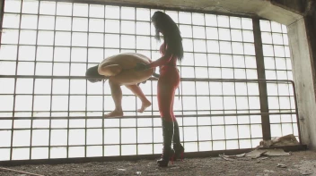 Die Lady im roten Catsuite mit dem Megaschwanz Screencap 30 on sinx.preview.netperv.com