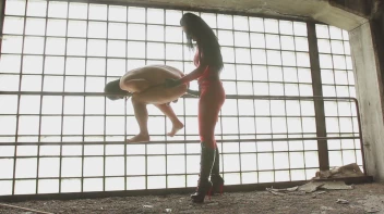 Die Lady im roten Catsuite mit dem Megaschwanz Screencap 31 on sinx.preview.netperv.com