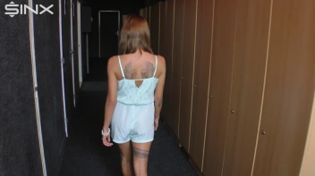 Tattooed Babe Takes Fully Clothed Shower Screencap 4 on sinx.preview.netperv.com