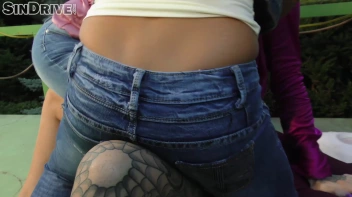 Jacked Up In Denim!  Lesbo Threeway Rips That Shit To Get To The Clits!  Big Titty Bombshell Takes The Lead! Screencap 37 on sinx.preview.netperv.com