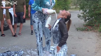 Bitchy Europeans Get Drenched In Milk Outside Screencap 23 on sinx.preview.netperv.com