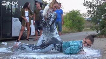 Bitchy Europeans Get Drenched In Milk Outside Screencap 34 on sinx.preview.netperv.com