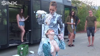 Bitchy Europeans Get Drenched In Milk Outside Screencap 54 on sinx.preview.netperv.com