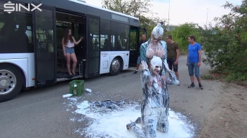 Bitchy Europeans Get Drenched In Milk Outside Screencap 61 on sinx.preview.netperv.com