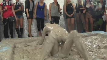 Muddy Wrestling: Real Sisters Showdown: Sheila Cooper vs. Lili Bluberry Screencap 88 on sinx.preview.netperv.com