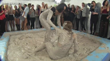 Muddy Wrestling: Real Sisters Showdown: Sheila Cooper vs. Lili Bluberry Screencap 19 on sinx.preview.netperv.com