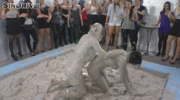 Muddy Wrestling: Real Sisters Showdown: Sheila Cooper vs. Lili Bluberry Screencap 32 on sinx.preview.netperv.com