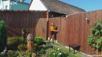 Blonde Covers Herself With Dessert Screencap 1 on sinx.preview.netperv.com