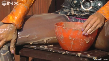 Blonde Covers Herself With Dessert Screencap 41 on sinx.preview.netperv.com