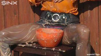 Blonde Covers Herself With Dessert Screencap 44 on sinx.preview.netperv.com