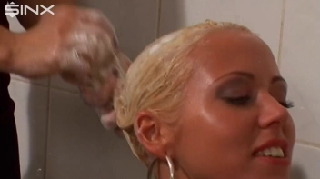 Clothed Ladies Wash Hair In Bath Together Screencap 15 on sinx.preview.netperv.com