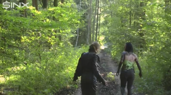 A Fiery Catfight In The Forest Screencap 49 on sinx.preview.netperv.com