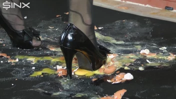 Egg Trampling Leaves Babes With Messy Heels Screencap 37 on sinx.preview.netperv.com