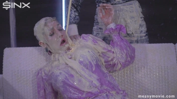 Feisty Blondes' Messy Milkshake Rumble Screencap 91 on sinx.preview.netperv.com