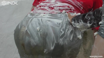 Sensual Blondes Smear Cream Over Their Sexy Clothes Screencap 92 on sinx.preview.netperv.com