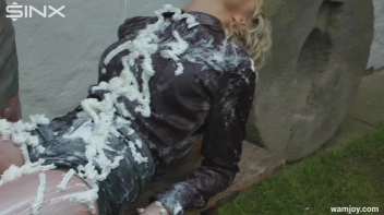 Sensual Blondes Smear Cream Over Their Sexy Clothes Screencap 66 on sinx.preview.netperv.com