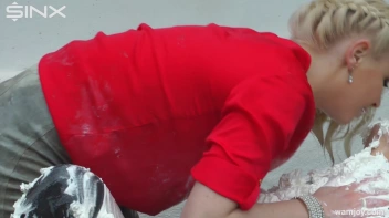 Sensual Blondes Smear Cream Over Their Sexy Clothes Screencap 68 on sinx.preview.netperv.com