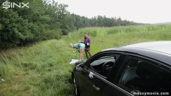 Girls Have Messy Outdoor Whipped Cream Adventure Screencap 41 on sinx.preview.netperv.com