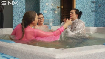 Clothed Catfight Turns Wet In The Jacuzzi Screencap 46 on sinx.preview.netperv.com