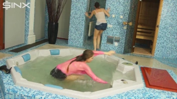 Clothed Catfight Turns Wet In The Jacuzzi Screencap 56 on sinx.preview.netperv.com