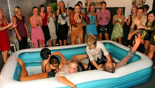 Latest deal - Innocent Scuffle Becomes Wet and Messy Nightmare!