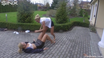 Leggy Stunners' Contentious Catfight Screencap 32 on sinx.preview.netperv.com