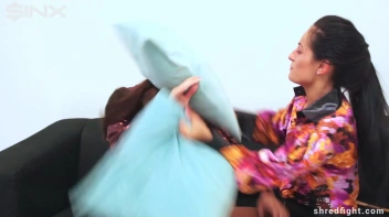 Temperamental Babes Hair Pulling Pillow Fight - Cam 2 Screencap 19 on sinx.preview.netperv.com