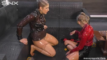 Babes' Oily Wrestling Fest Screencap 108 on sinx.preview.netperv.com