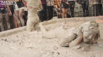 Messy Wrestling: 2 Power Packed Audience Mud Brawl Blasts Them All! Let's Get Messyyyyyyy!!! Screencap 87 on sinx.preview.netperv.com