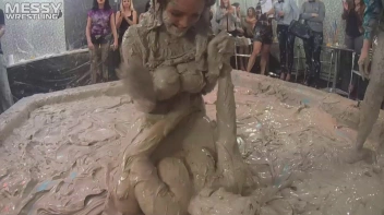 Messy Wrestling: 2 Power Packed Audience Mud Brawl Blasts Them All! Let's Get Messyyyyyyy!!! Screencap 89 on sinx.preview.netperv.com