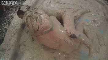 Messy Wrestling: 2 Power Packed Audience Mud Brawl Blasts Them All! Let's Get Messyyyyyyy!!! Screencap 96 on sinx.preview.netperv.com