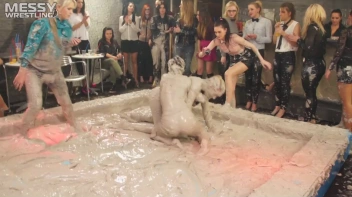 Messy Wrestling: 2 Power Packed Audience Mud Brawl Blasts Them All! Let's Get Messyyyyyyy!!! Screencap 11 on sinx.preview.netperv.com