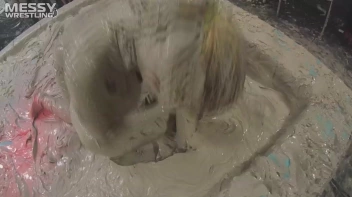 Messy Wrestling: 2 Power Packed Audience Mud Brawl Blasts Them All! Let's Get Messyyyyyyy!!! Screencap 12 on sinx.preview.netperv.com