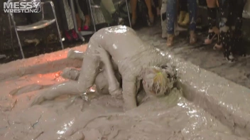 Messy Wrestling: 2 Power Packed Audience Mud Brawl Blasts Them All! Let's Get Messyyyyyyy!!! Screencap 13 on sinx.preview.netperv.com