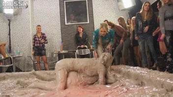 Messy Wrestling: 2 Power Packed Audience Mud Brawl Blasts Them All! Let's Get Messyyyyyyy!!! Screencap 22 on sinx.preview.netperv.com