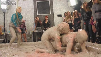 Messy Wrestling: 2 Power Packed Audience Mud Brawl Blasts Them All! Let's Get Messyyyyyyy!!! Screencap 23 on sinx.preview.netperv.com