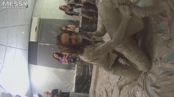 Messy Wrestling: 2 Power Packed Audience Mud Brawl Blasts Them All! Let's Get Messyyyyyyy!!! Screencap 57 on sinx.preview.netperv.com